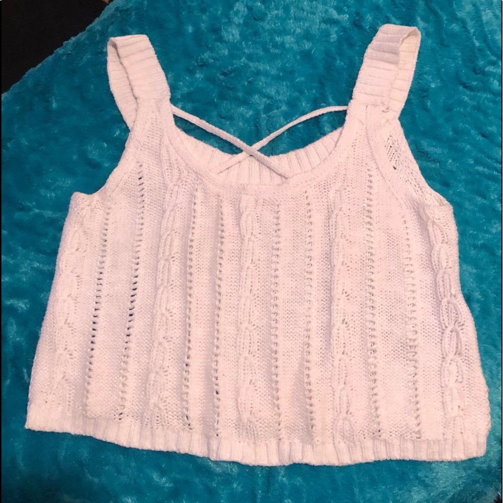 Knit crop top